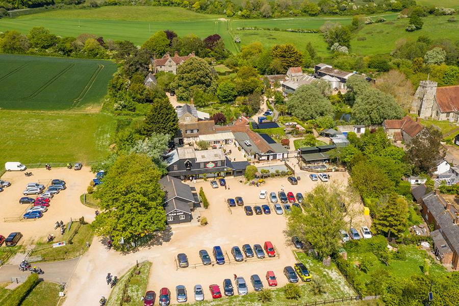 Arreton Barns, the largest arts and crafts centre on the Isle of Wight.