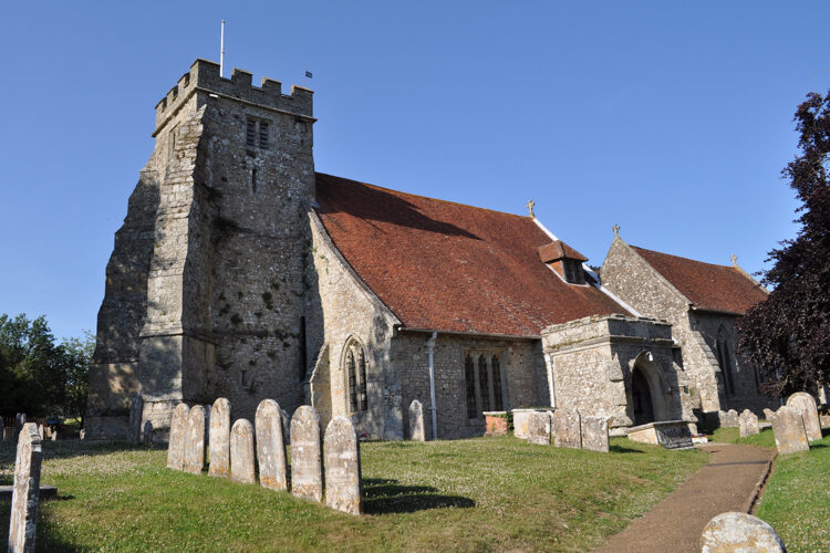 St George's 12th Century Church in Arreton, Isle of Wight