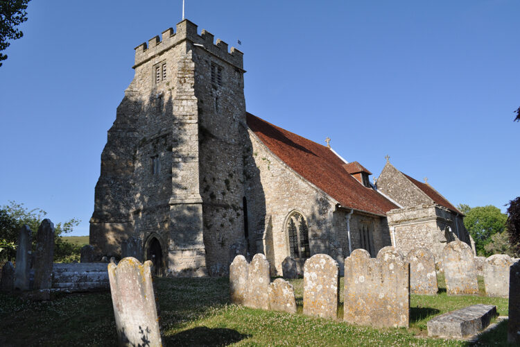 St George's 12th Century Church in Arreton, Isle of Wight