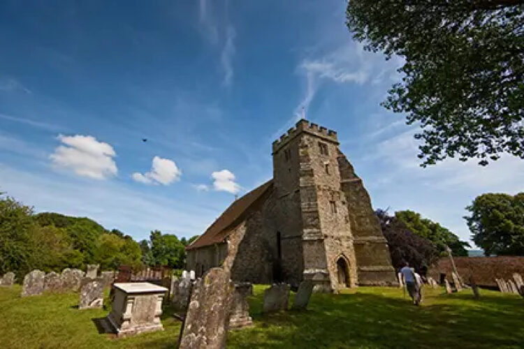 St George's 12th Century Church in Arreton, Isle of Wight